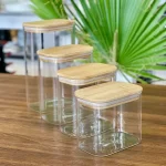 بانکه و جا حبوباتی پیرکس 4 تایی kit-897