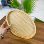ست سینی بیضی بامبو ۳ عددی محصول وارداتی KIT-543