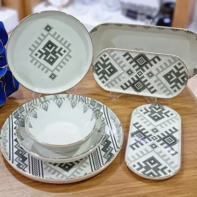 سرویس غذاخوری ۲۷ پارچه Ethnic آجار ترکیه-SR-05126