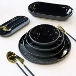 سرویس غذاخوری 27 پارچه royal black آجار ترکیه - XSH-012206