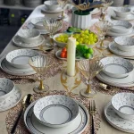 سرویس غذاخوری 27 پارچه Sofia آجار ترکیه کد XSH-21-0060