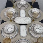 سرویس غذاخوری 27 پارچه Sofia آجار ترکیه کد XSH-21-0060
