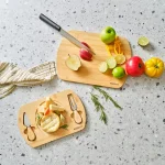 تخته گوشت و سرو ۴ پارچه بامبو کاراجا مدل LILY