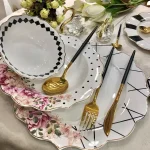 سرویس غذاخوری 24 پارچه Pink More مدل TR-1820