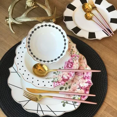 سرویس غذاخوری 24 پارچه Pink More مدل TR-1820