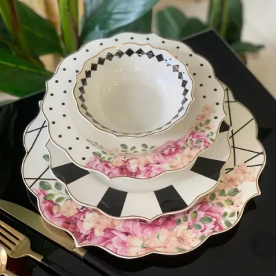 سرویس غذاخوری 24 پارچه Pink More مدل TR-1820