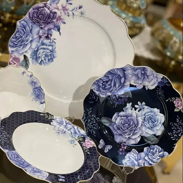 سرویس غذاخوری 24 پارچه Pink More مدل TR-2968 سرویس غذاخوری 24 پارچه Pink More مدل TR-2968