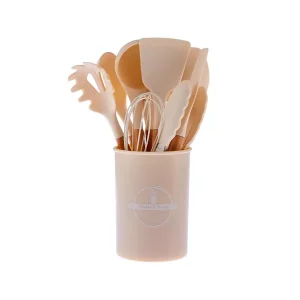 ست ابزار آشپزخانه ۱۲ پارچه کاراجا مدل Darcy رنگ کرمی (بژ)