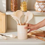 ست ابزار آشپزخانه ۱۲ پارچه کاراجا مدل Darcy رنگ کرمی (بژ)