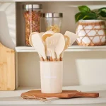 ست ابزار آشپزخانه ۱۲ پارچه کاراجا مدل Darcy رنگ کرمی (بژ)