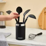 سرویس کفگیر و ملاقه 6 پارچه کاراجا مدل Noir Magic