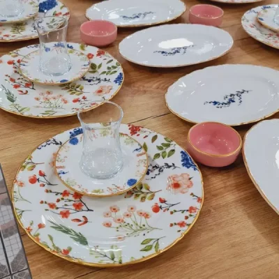 سرویس صبحانه خوری ۲۷ پارچه Acar ترکیه Violet کد XTL-012354