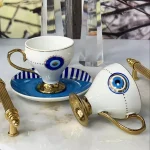 ست قهوه خوری ۱۲ پارچه آجار ترکیه مدل Goldfinch کد KAI-21-0172