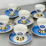 ست قهوه خوری ۱۲ پارچه آجار ترکیه مدل Goldfinch کد KAI-21-0172