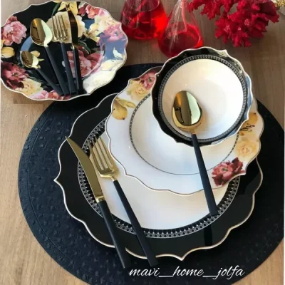 سرویس غذاخوری 24 پارچه Pink More مدل TR-2523