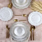 سرویس غذاخوری 24 پارچه Pink More مدل TR-2990