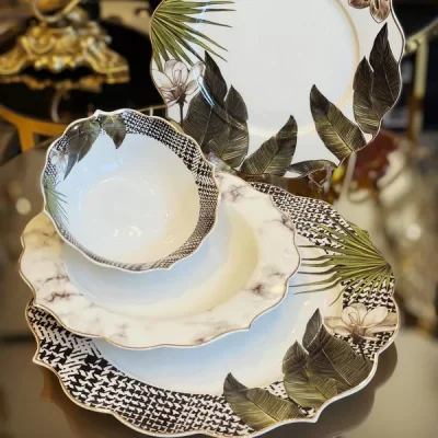 سرویس غذاخوری 24 پارچه Pink More مدل TR-2988