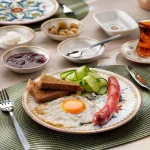 سرویس صبحانه خوری ۳۲ پارچه شفر ترکیه مدل Vivian