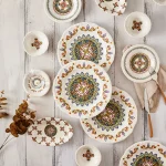 سرویس صبحانه خوری 26 پارچه کاراجا ترکیه مدل Chart