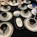 سرویس صبحانه خوری ۳۵ پارچه آجار ترکیه مدل Dante