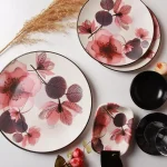 سرویس صبحانه خوری 25 پارچه آجار ترکیه مدل Velvet کد HTC-010457