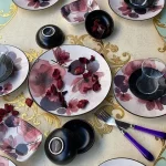 سرویس صبحانه خوری 25 پارچه آجار ترکیه مدل Velvet کد HTC-010457