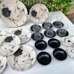 سرویس صبحانه خوری 25 پارچه آجار ترکیه مدل Paradise کد HTC-011336