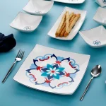 سرویس صبحانه خوری ۳۲ پارچه شفر ترکیه مدل Day Mavi