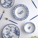 سرویس غذاخوری 24 پارچه missbetty مدل Blue Life Tiffany