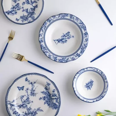 سرویس غذاخوری 24 پارچه missbetty مدل Blue Life Tiffany