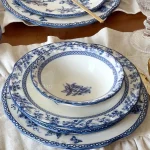 سرویس غذاخوری 24 پارچه missbetty مدل Blue Life Tiffany