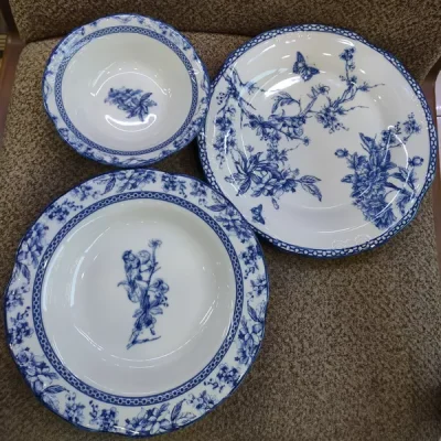 سرویس غذاخوری 24 پارچه missbetty مدل Blue Life Tiffany