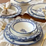 سرویس غذاخوری 24 پارچه missbetty مدل Blue Life Tiffany