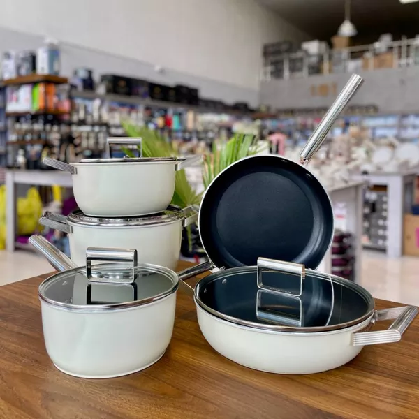 سرویس قابلمه 9 پارچه پینک مور ترکیه TR-4383 Gourmet سرویس قابلمه 9 پارچه پینک مور ترکیه TR-4383 Gourmet